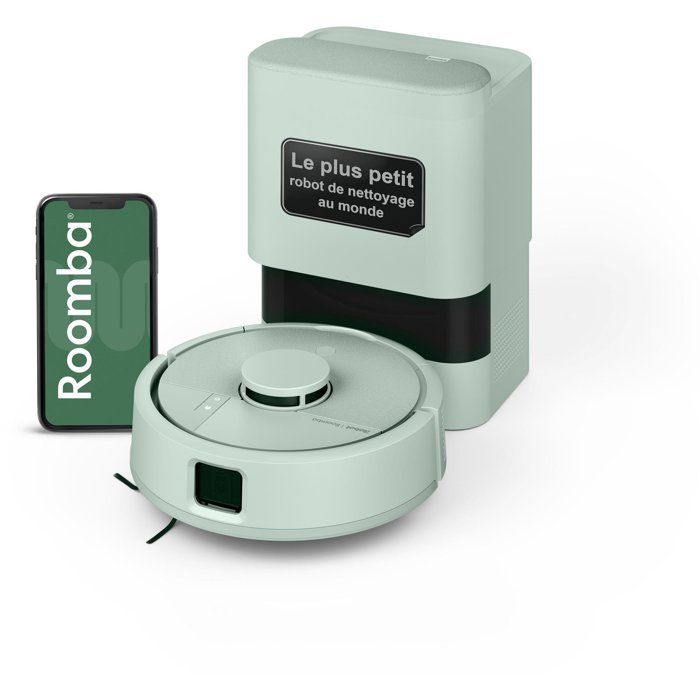 iRobot Roomba Mini Robot Aspirateur Laveur 7000 Pa 200 ml - vue 2