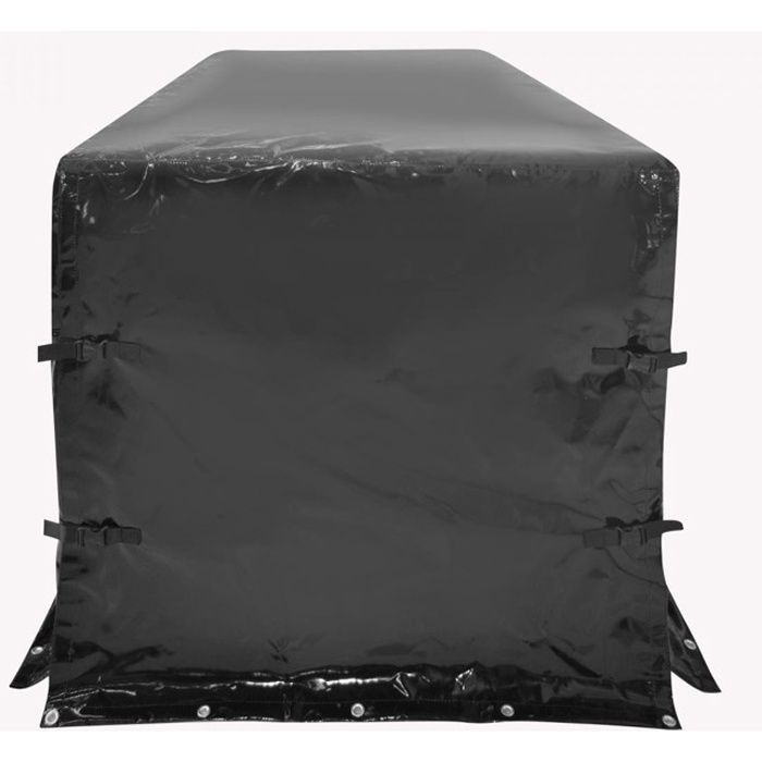 Jago® Bâche de Remorque - 2075x1150x900mm, PVC, Corde Élastique, Imperméable - Bâche de Protection, Bâche de Cargaison Résistante