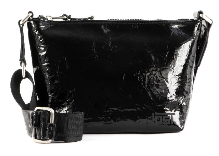 Sac Bandoulière JOST Vika En Cuir De Vache - Noir - Réf. 5550-001 - Neuf Avec étiquettes