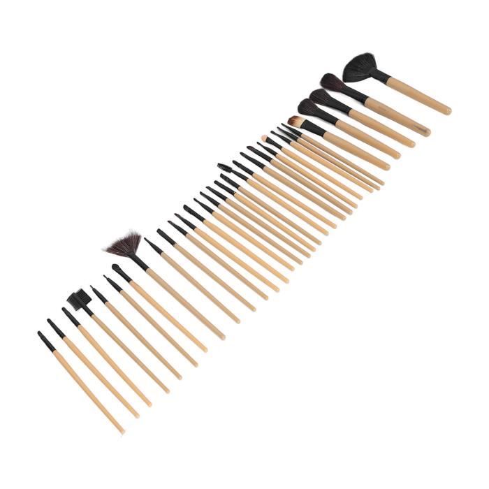 Pinceau Biseauté Pour Fard à Paupières - Accessoire Maquillage Glam UP - Neuf