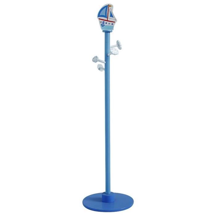 Labebe Porte Manteau Sur Pied En Bois Pour Enfant Motif Hauteur 1cm Ocean Bateau Cdiscount Puericulture Eveil Bebe
