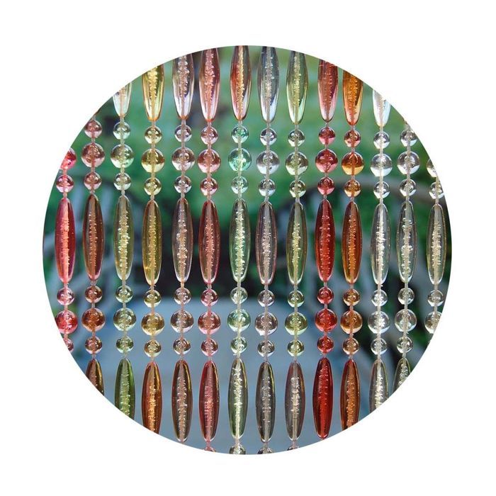 Rideau de porte en perles multicolores Stresa 90 x 210 cm Cdiscount Maison