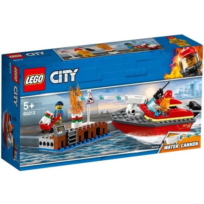 LEGO® City 60213 L’incendie sur le quai - Jeu de construction
