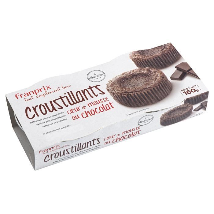 Cœurs De Mousse Au Chocolat 2 X 80 G Franprix Achat Vente