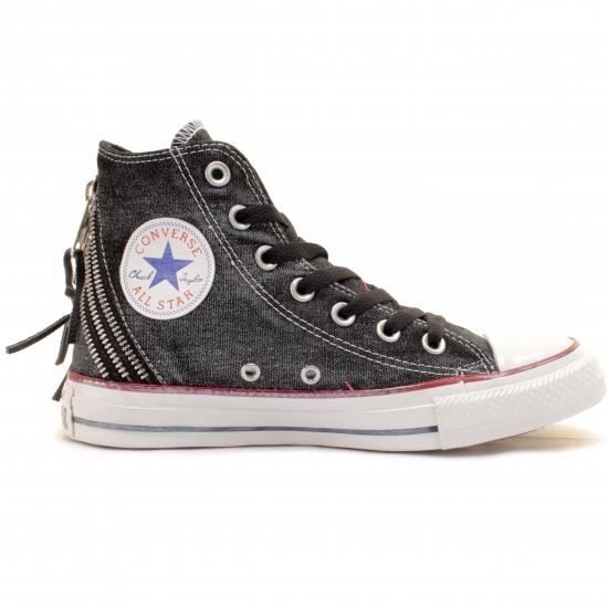 converse noir zip