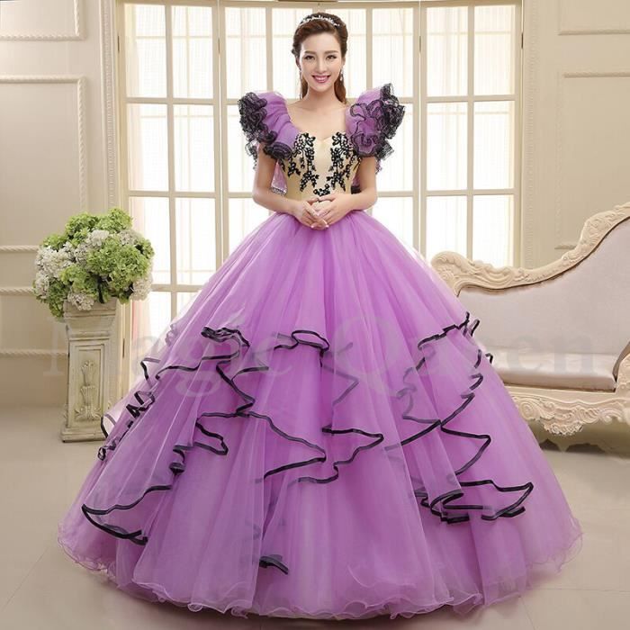 Longue Robe De Ceremonie De Cocktail De Solo De Mariage Bouffantes S A La Derniere Mode Violet Achat Vente Robe De Ceremonie Cdiscount