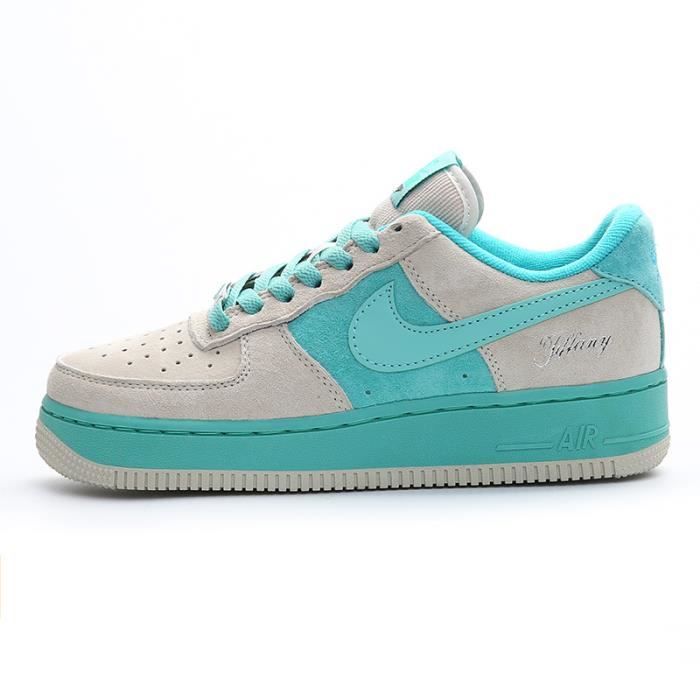Nike AIR Force 1 Chaussures de Running Homme Gris vert Cdiscount Chaussures