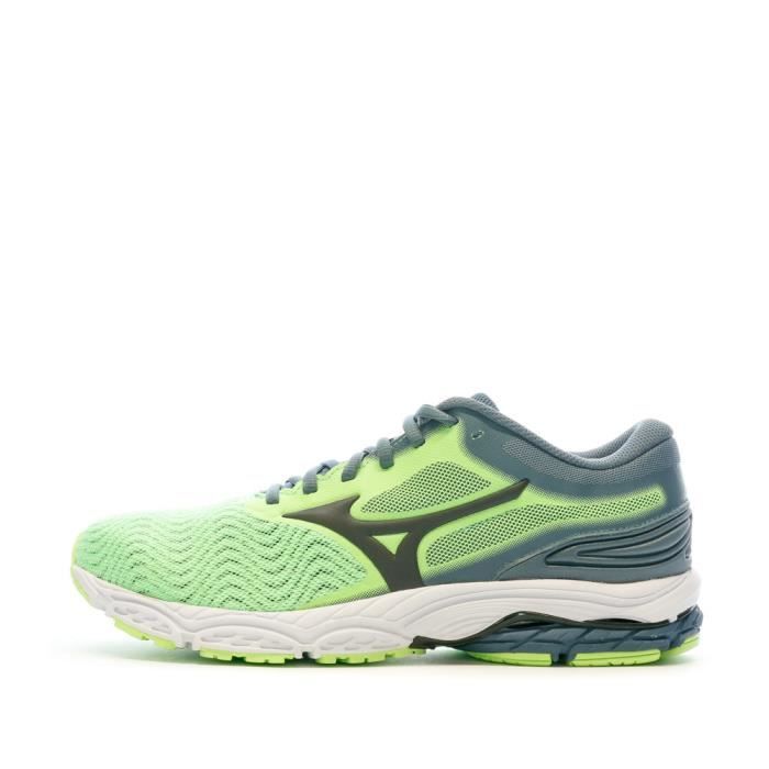 Chaussures de running Homme Mizuno Wave Prodigy 4 - Vertes - Bon amorti