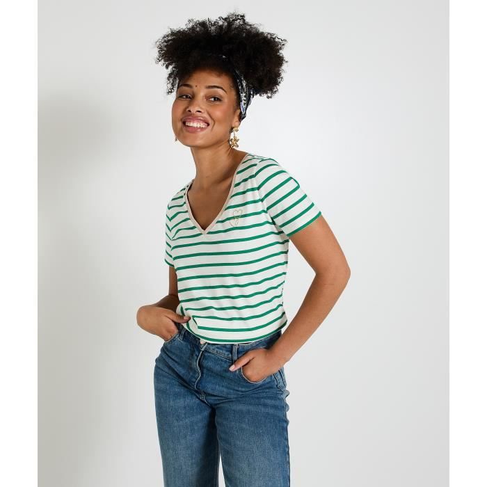 Grain De Malice Femme GRAIN DE MALICE Chemisier Col Rond Femme