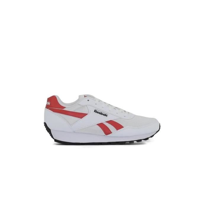 Baskets - REEBOK - Rewind Run - Femme - Blanc - Lacets - Plat - Textile