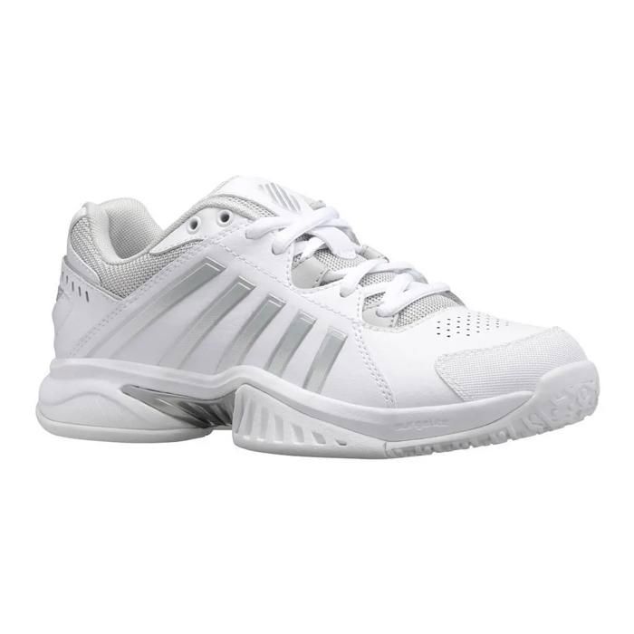 Chaussures de tennis femme K-Swiss Receiver V Omni - blanc/vapor blue/argent Chaussures de tennis femme K-Swiss Receiver V Omni - blanc/vapor blue/argent
