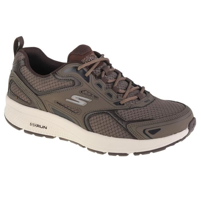 chaussures de running skechers go run consistent pour homme - marron