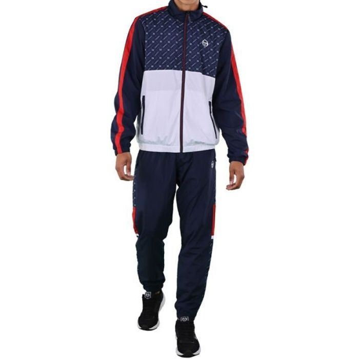 Ensemble de survêtement Multisport - Sergio Tacchini REPLICA - Bleu - Manches longues - Respirant