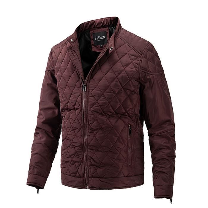 Doudoune homme top couleur bordeaux