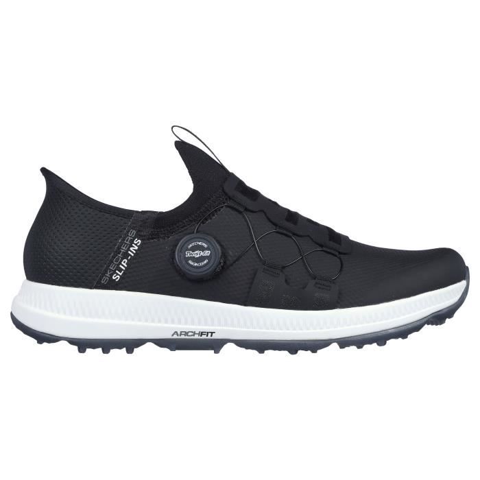 chaussures de golf de golf sans crampons skechers go golf elite 5 - slip 'in - black/noir - 42,5