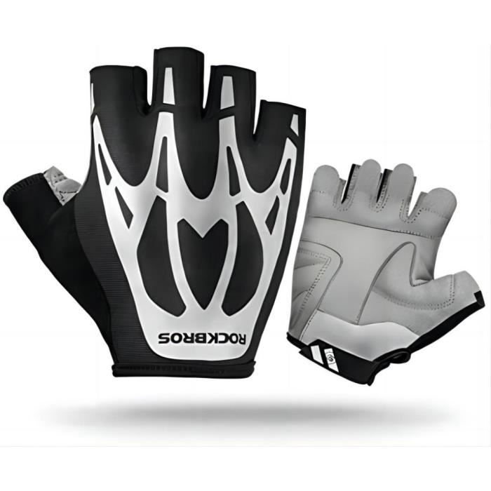 Fdx Gants De Cyclisme Demi-doigts - Protection Rembourrée En Gel