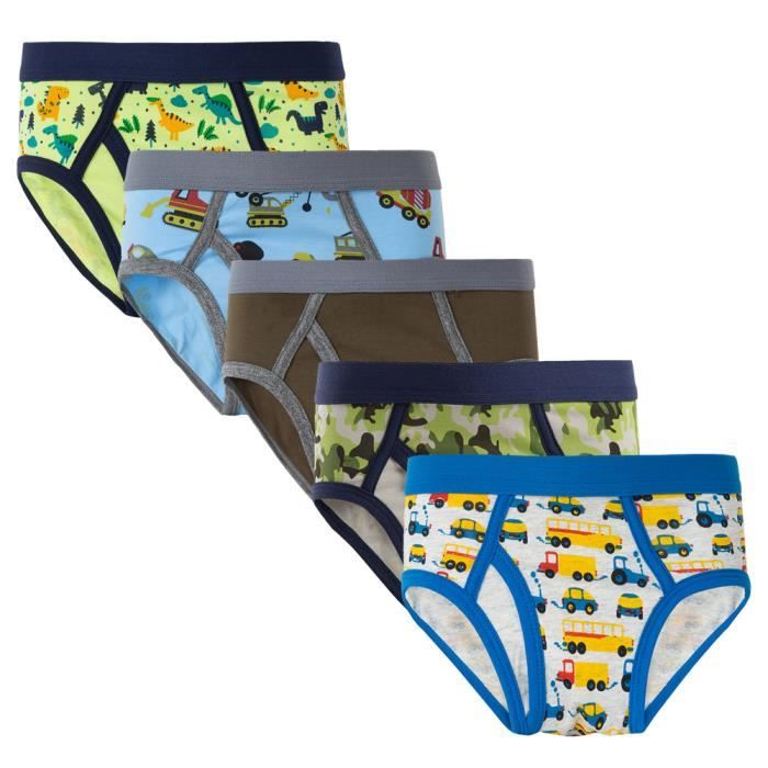 Lot de 5 Culottes d enfant Souple en Coton sous v tements Vari