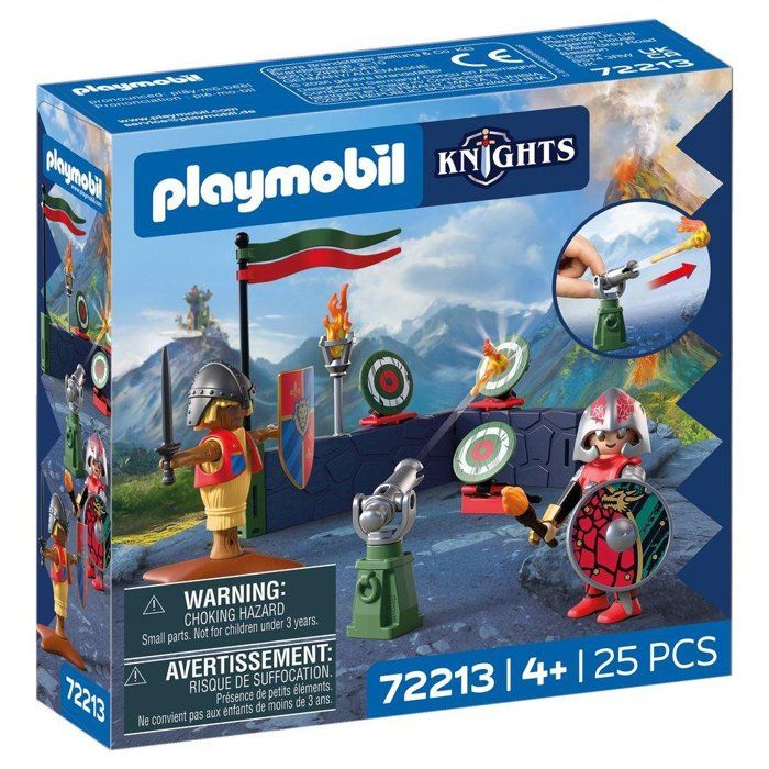 PLAYMOBIL Adventure 72213 Entraînement Chevaliers du Dragons