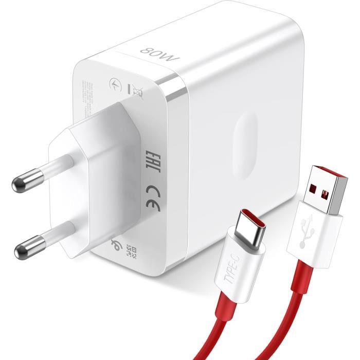 ACOCOBUY Câble USB Type-C Dash Charge Pour OnePlus Nord CE 5G