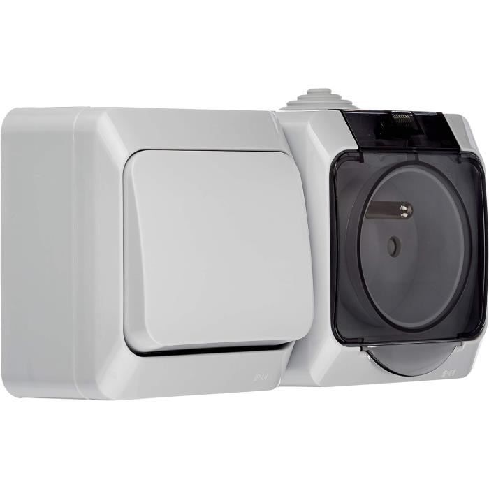 Presa Elettrica Legrand Neptune 2P+T - 16A 230V 3680W, Colore Bianco, Con Morsetti Automatici E Fissaggio A Griffe O Vite - 4