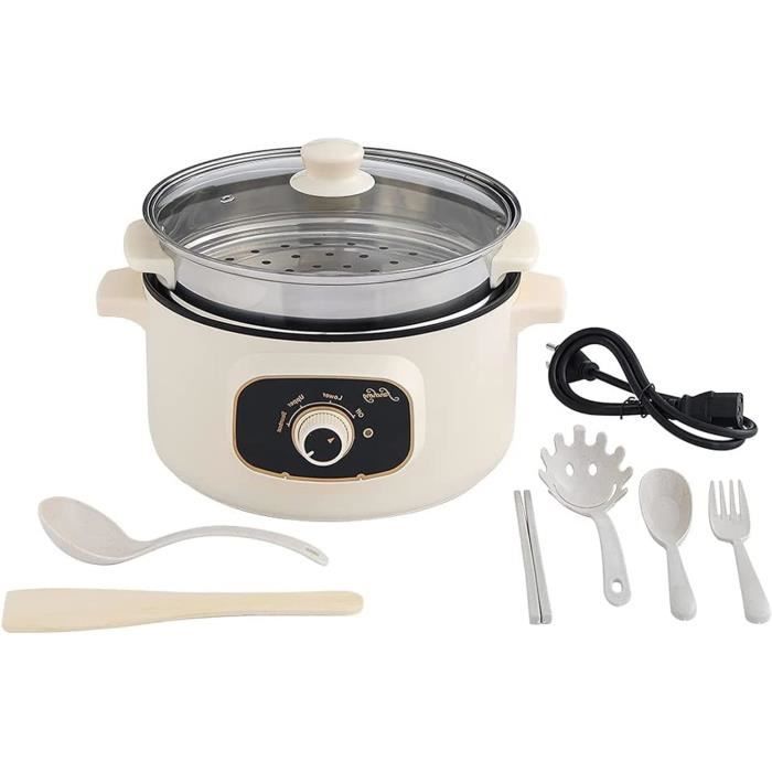 Cuiseur à Riz électrique 1,8L - Multifonction (riz, Soupe, Vapeur), Revêtement Antiadhésif, Sécurité Anti-brûlure - Pour Petits Ménages, étudiants