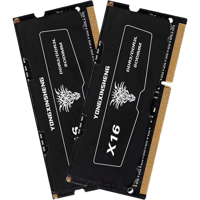 RAM 16Go (2x8Go) DDR3L 1600MHz PC3L-12800S Pour QNAP NAS TS-651/653/851 - Neuf Samsung