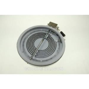 Foyer halogene ø 180 scholtes pour plaque de cuisson SCHOLTES MV32NR - vue 1