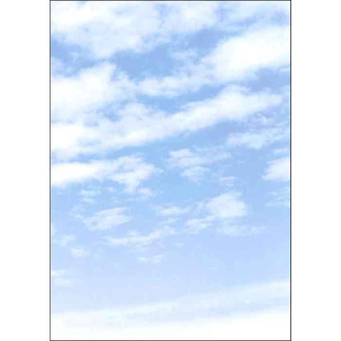 Papier Design Format A4 90g M2 Motif Nuages Prix Pas Cher Cdiscount
