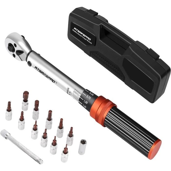 LLAVETOR Cle Dynamometrique Velo 1/4,5-25Nm, D'entretien pour Moto,Clé LLAVETOR Cle Dynamometrique Velo 1/4,5-25Nm, D'entretien pour Moto,Clé