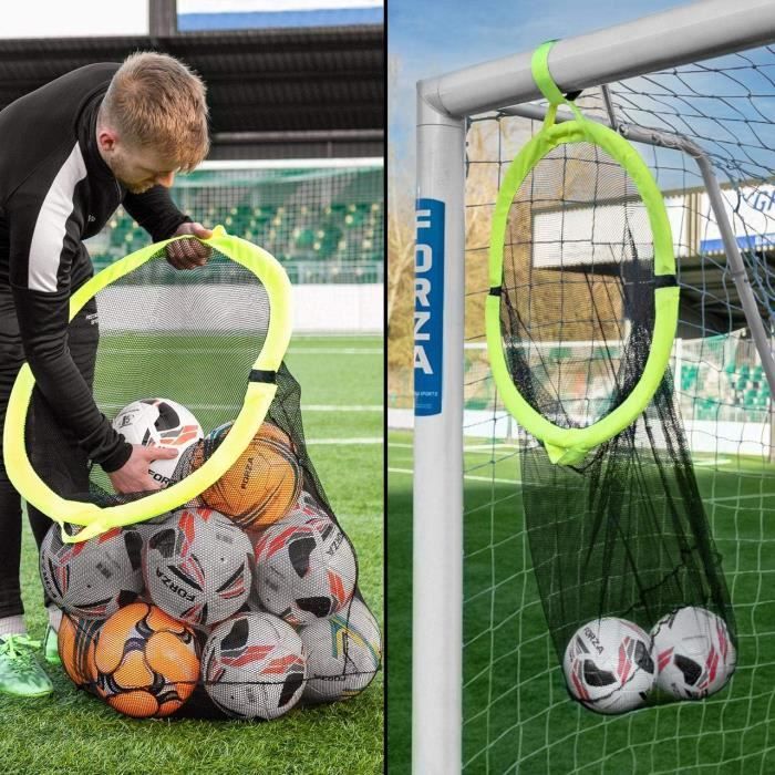 Filet De Cible D'entraînement Football - Diamètre 45cm - Jaune Et Noir - Portable
