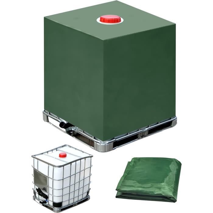 Bâche Réservoir d'eau 1000 L Couverture Container Citerne Eau Pluie avec Fermeture éclair Coupe-Vent Anti-UV Résistant à la Déchirure | Leroy Merlin