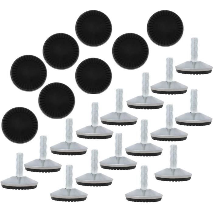 Lot De 10 Pieds Réglables Pour Meuble M6x13x30mm - Marque Uxcell, Nivellement Ajustable