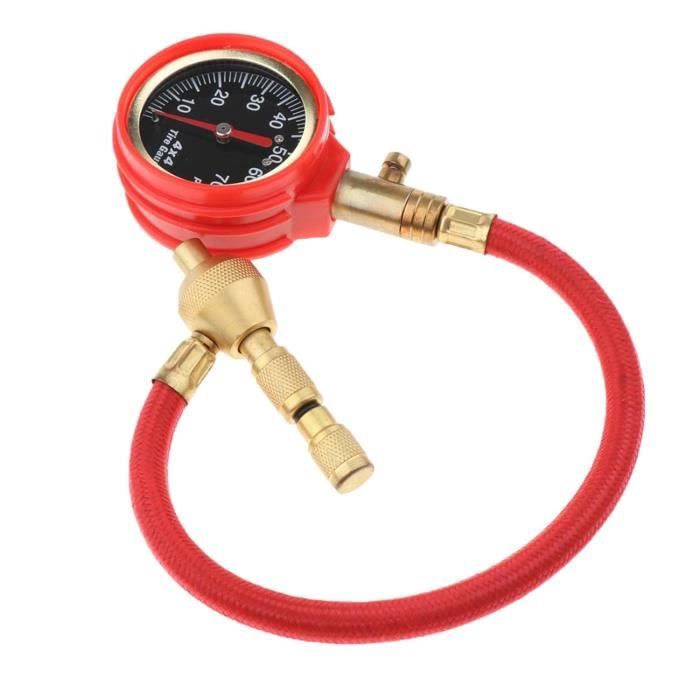 Manometro Pressione Pneumatici Digitale 0-220PSI - Per Auto, Moto E Bici, Precisione Professionale