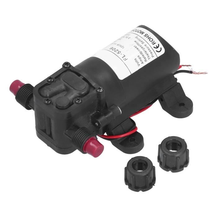 Pompe à Diaphragme Double Haute Température 12V - Pour Aquarium, Théière Ou Système Hydroponique - Débit Stable Et Silencieux - Facile à Installer