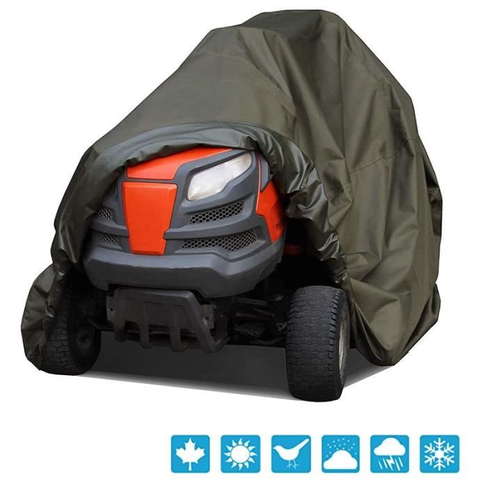 Housse Protection Tracteur Autoportée Imperméable Taille L - Couverture Tondeuse Jardin
