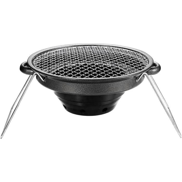 IronMaster M28 Barbecue Fonte Charbon de Bois Portable, Surface de la