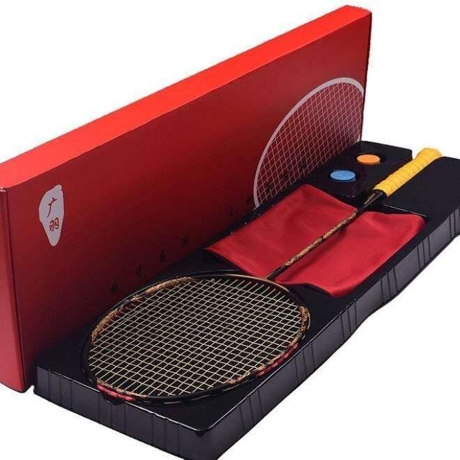 Ensemble Raquettes Badminton Adulte - Professionnel Léger - Cadre Renforcé Et Poignée Antidérapante