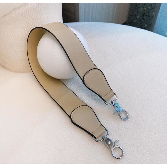 ALLZEDREAM Lot De 2 Sangles De Sac à Main En Cuir Microfibre