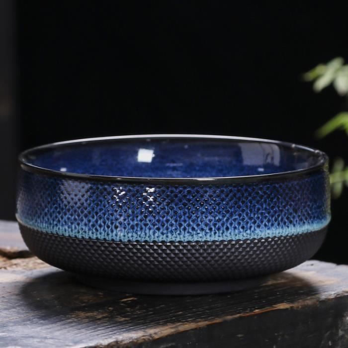 Gaiwan En Porcelaine Bleu Et Blanc 300 Ml - Service à Thé Traditionnel Chinois, 3 Pièces