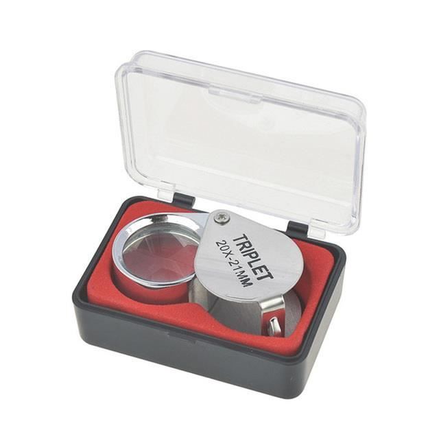 Set De 3 Loupes Pour Bijoutiers 2,5x 5x 10x - Loupe Oculaire En Aluminium