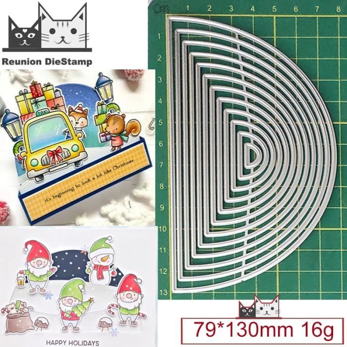 Matrices De Découpe En Métal Pour Scrapbooking - Formes Précises - Acier Carbone - DIY Carte Album