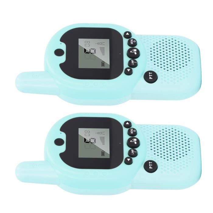 Lot De 2 Talkies-walkies Pour Enfants 22 Canaux Radio 2 Voies Jouet Cadeau Pour Lot De 2 Talkies-walkies Pour Enfants 22 Canaux Radio 2 Voies Jouet Cadeau Pour