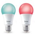 INNR Ampoule connectée  E27 - ZigBee 3.0 - Pack de 2 ampoules Multicolor + Blanc réglable - 2200K à 6500K Intensité réglable.-1