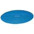 Bâche à bulles INTEX pour piscine hors sol ronde, diamètre 366 cm - Couverture de piscine solaire-1