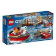 LEGO® City 60213 L’incendie sur le quai - Jeu de construction-1