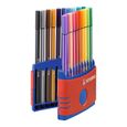 STABILO Pen 68 - ColorParade x lot de 20 feutres de coloriage décor pack rouge-1
