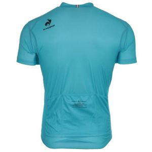 Le Coq Sportif Maillot Replica Enfant XV De France CDM Rugby 2023 - Bleu Profond Officiel - T-Shirt Manches Courtes