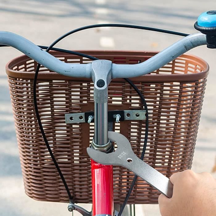 Clé pour Vélo Casque Kit de Direction pour Vélo Clés à Cône de Moyeu 30 32  36 40mm Clés Plates à Double Extrémité Clé - Cdiscount Sport