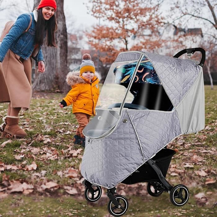 Protection Pluie Poussette Universelle Habillage contre Pluie et Vent avec  Fenêtre Transparent139 - Cdiscount Puériculture & Eveil bébé