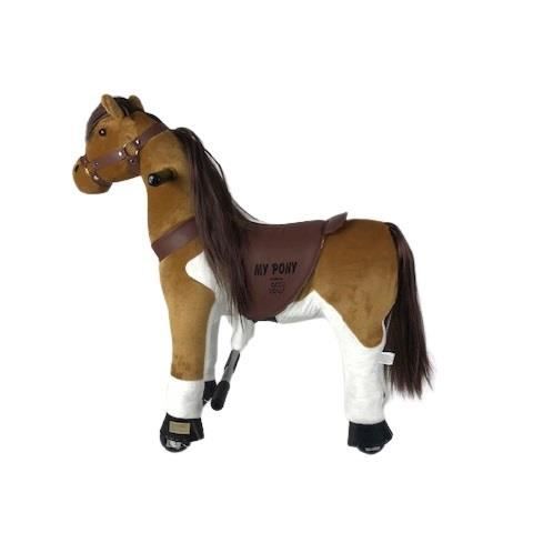 Cheval Trotteur a Roulettes MyPony Cheval a Monter qui Avance Jouet Poney Grande Taille pour Enfant de 4 a 9 Ans Cdiscount Jeux Jouets